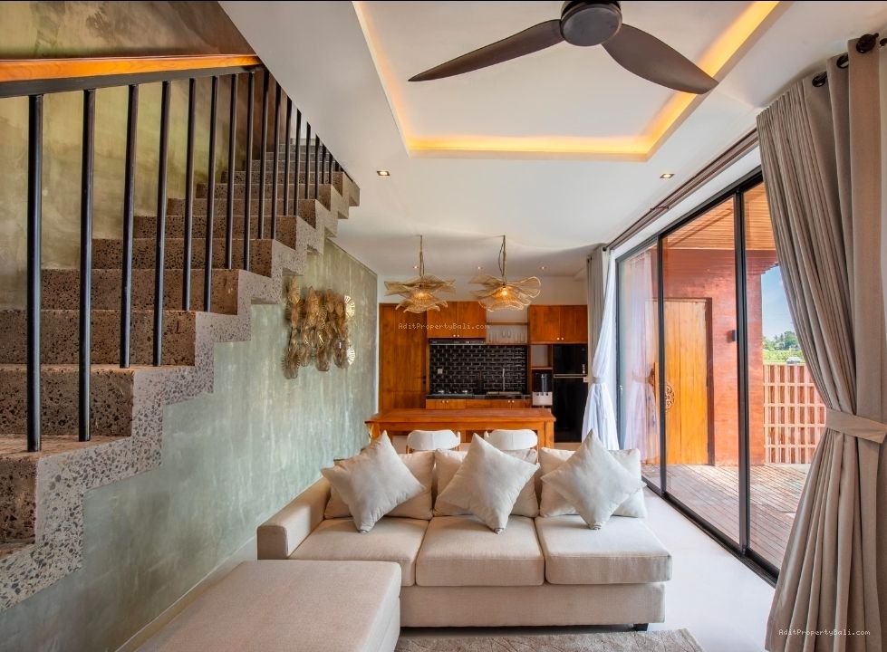 2 unit villa view sawah ubud