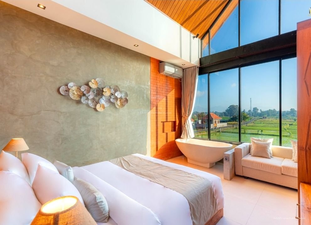 2 unit villa view sawah ubud