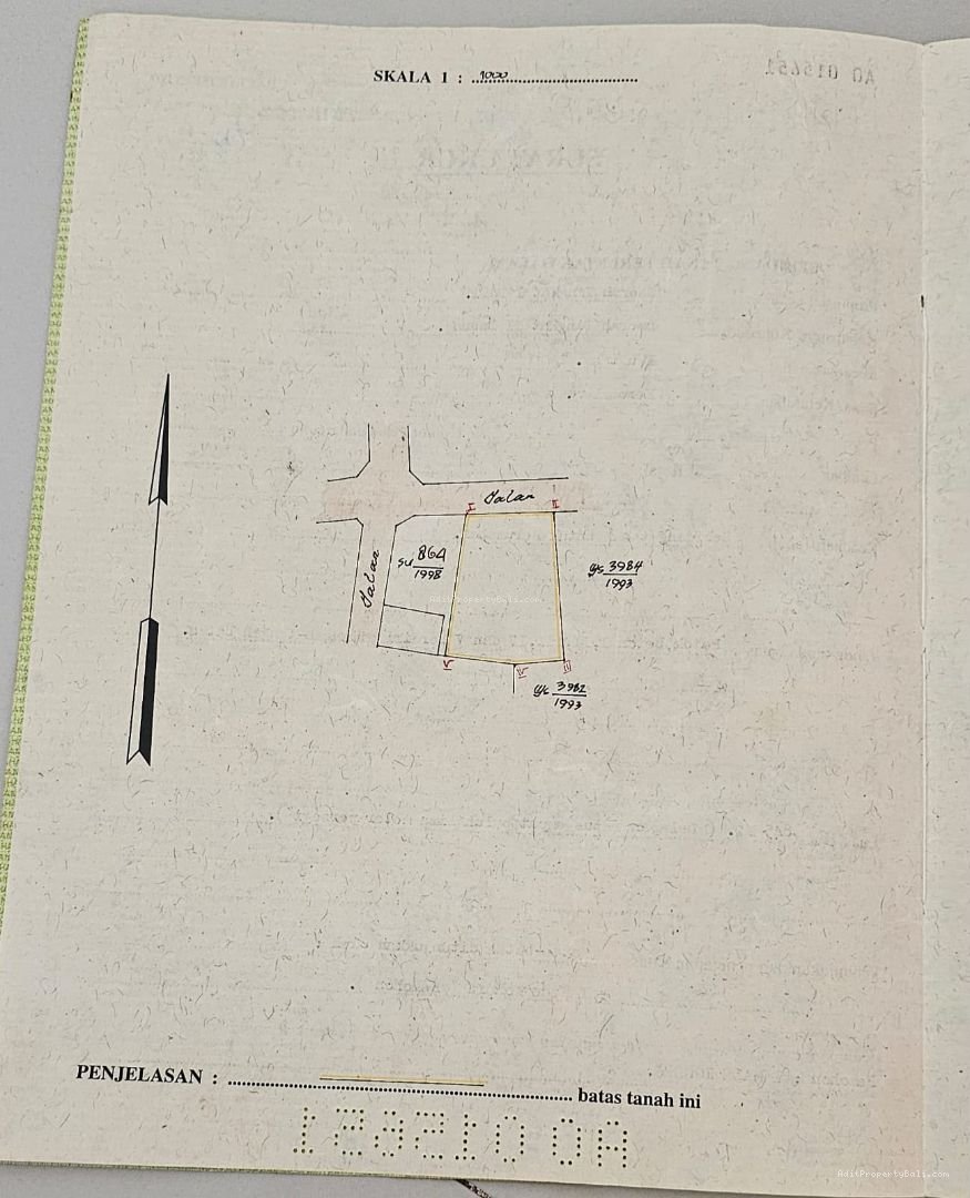 tanah komersil muding indah